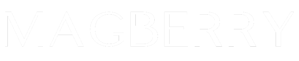Magberry Logo White